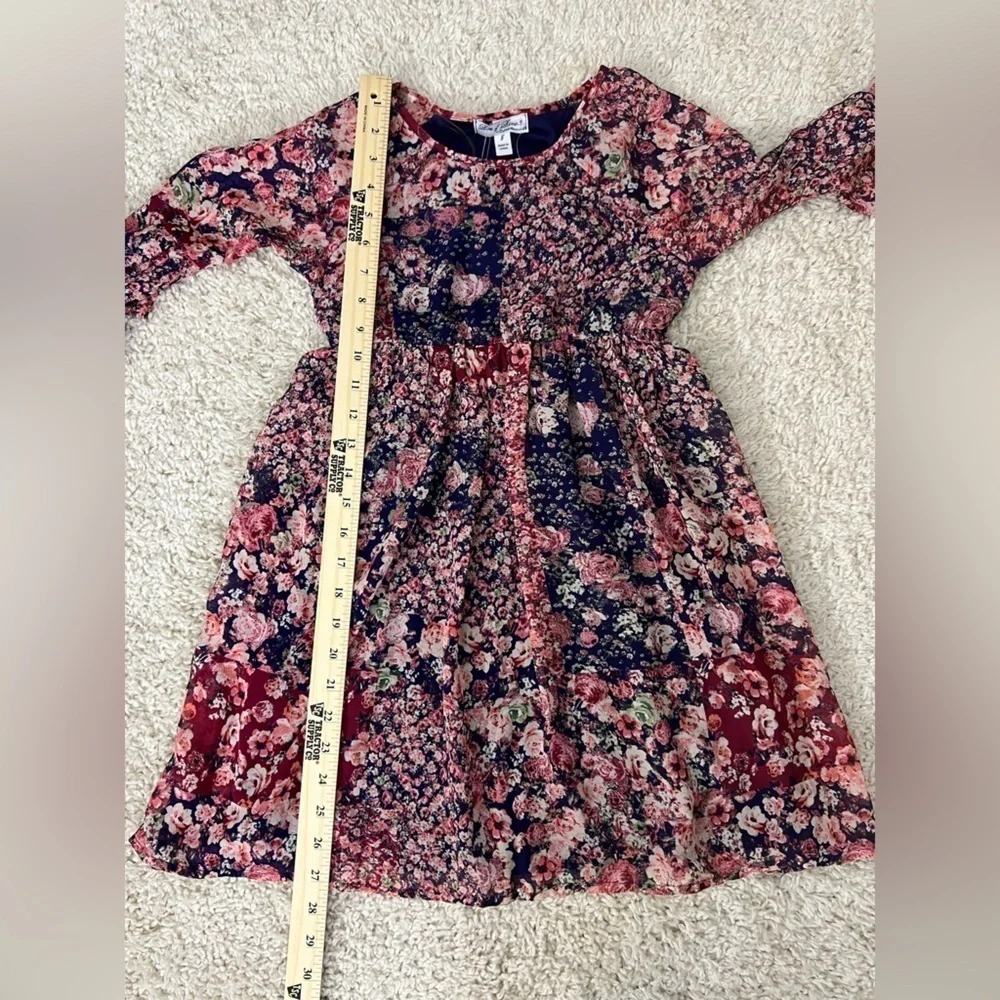 Girls Size 8 Lots of Love by Speechless Long Sleeve Floral Dress